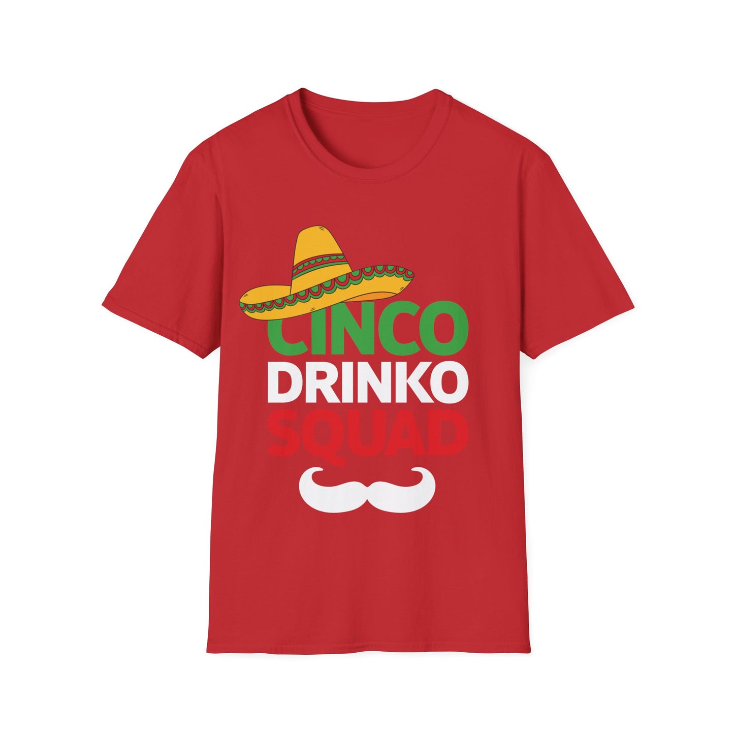 Funny Cinco Drinko Squad Party Mexican Fiesta Cinco de Mayo T-Shirt Men Women