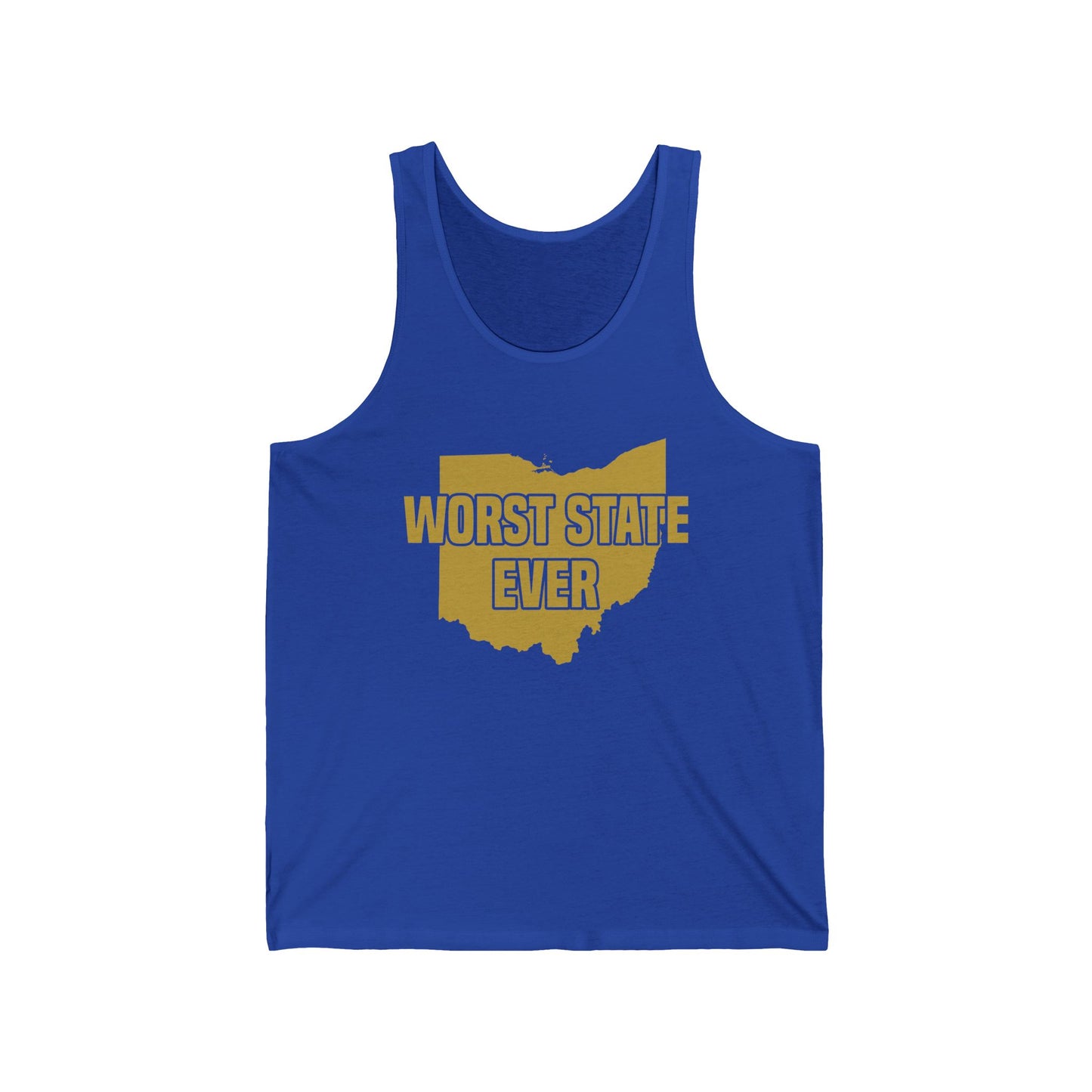 Worst State Ever Ohio Sucks Michigan Sports Fan Tank Tops For Men Women