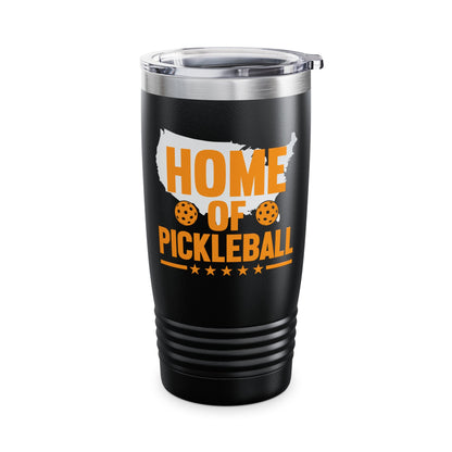 Home of Pickleball USA Map America Tumbler For Men Women Kids