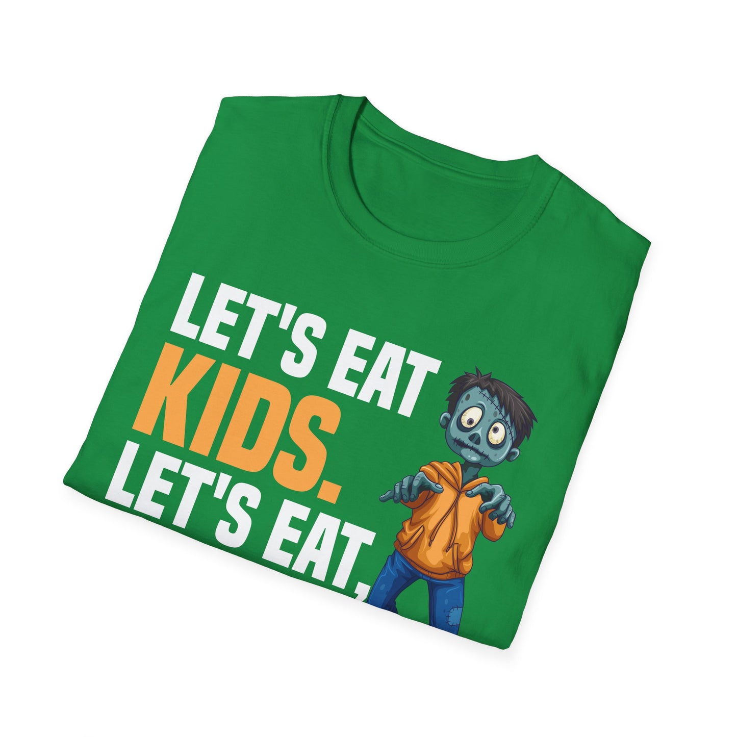 Funny Lets Eat Kids Humor Funny Halloween Teacher Grammar T-Shirt Men Women