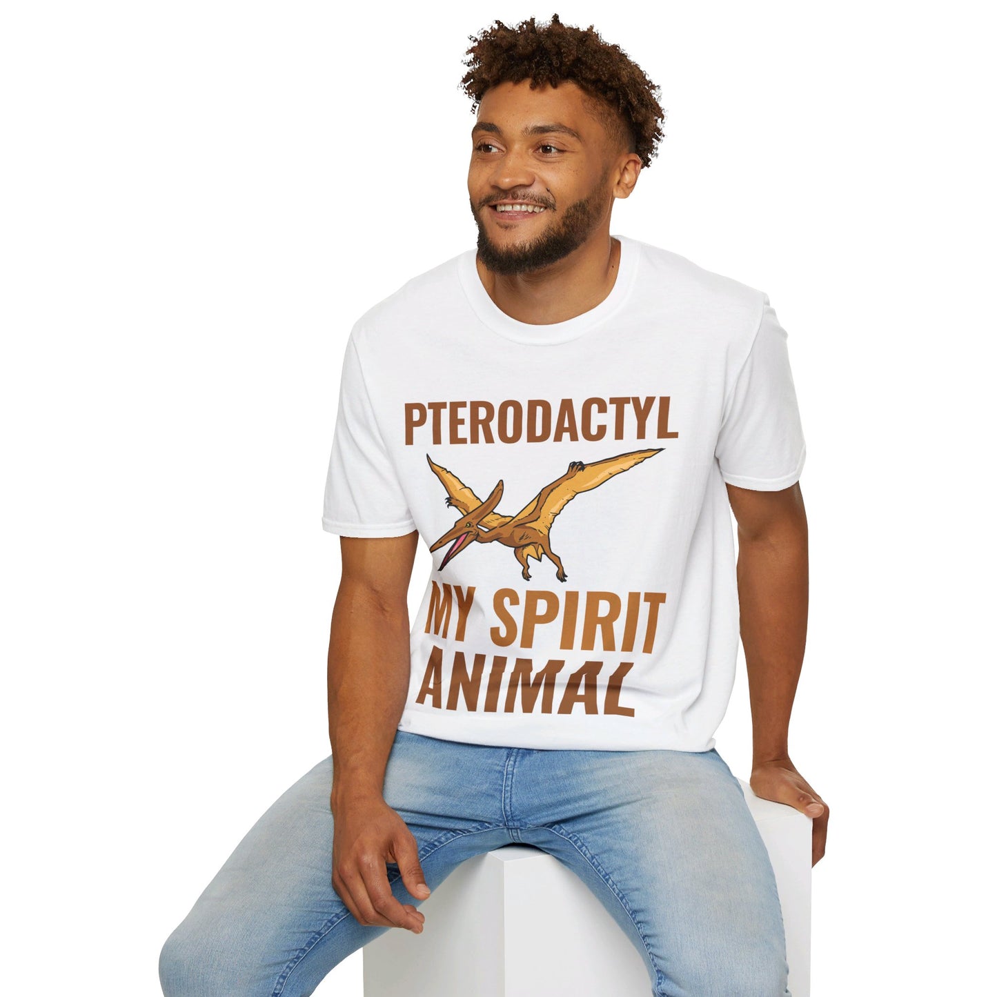 Funny Pterodactyl Is My Spirit Animal Dinosaur Gift T-Shirt For Men Women