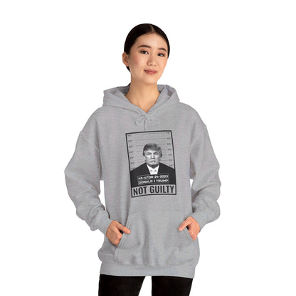 Donald Trump Police Mugshot Not Guilty President Legend 45 47 Hoodie For Men Women Hoodie