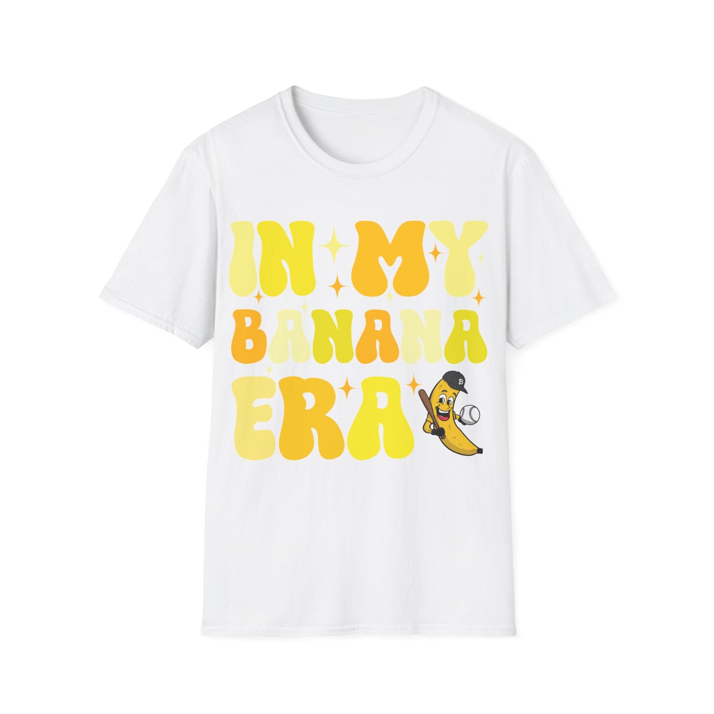 Funny In My Bananas Era Fruit Lover Baseball Player T-Shirt For Men Women T-Shirt