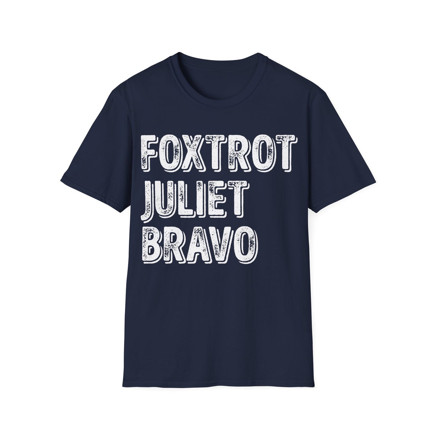 Retro Vintage Foxtrot Juliet Bravo T-Shirt For Men Women