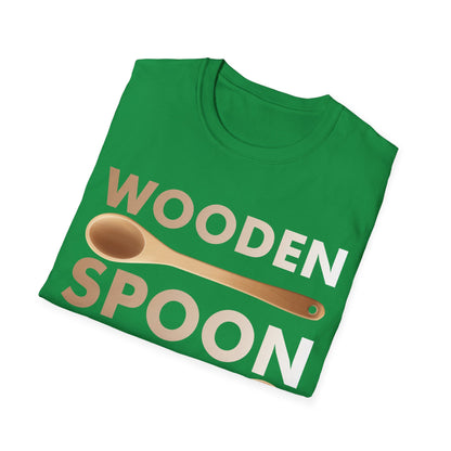 Funny Wooden Spoon Survivor Retro Novelty Sarcastic T-Shirt Men Women