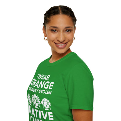 I Wear Orange for Every American Native Child Indian Pride T-Shirt for Men Women