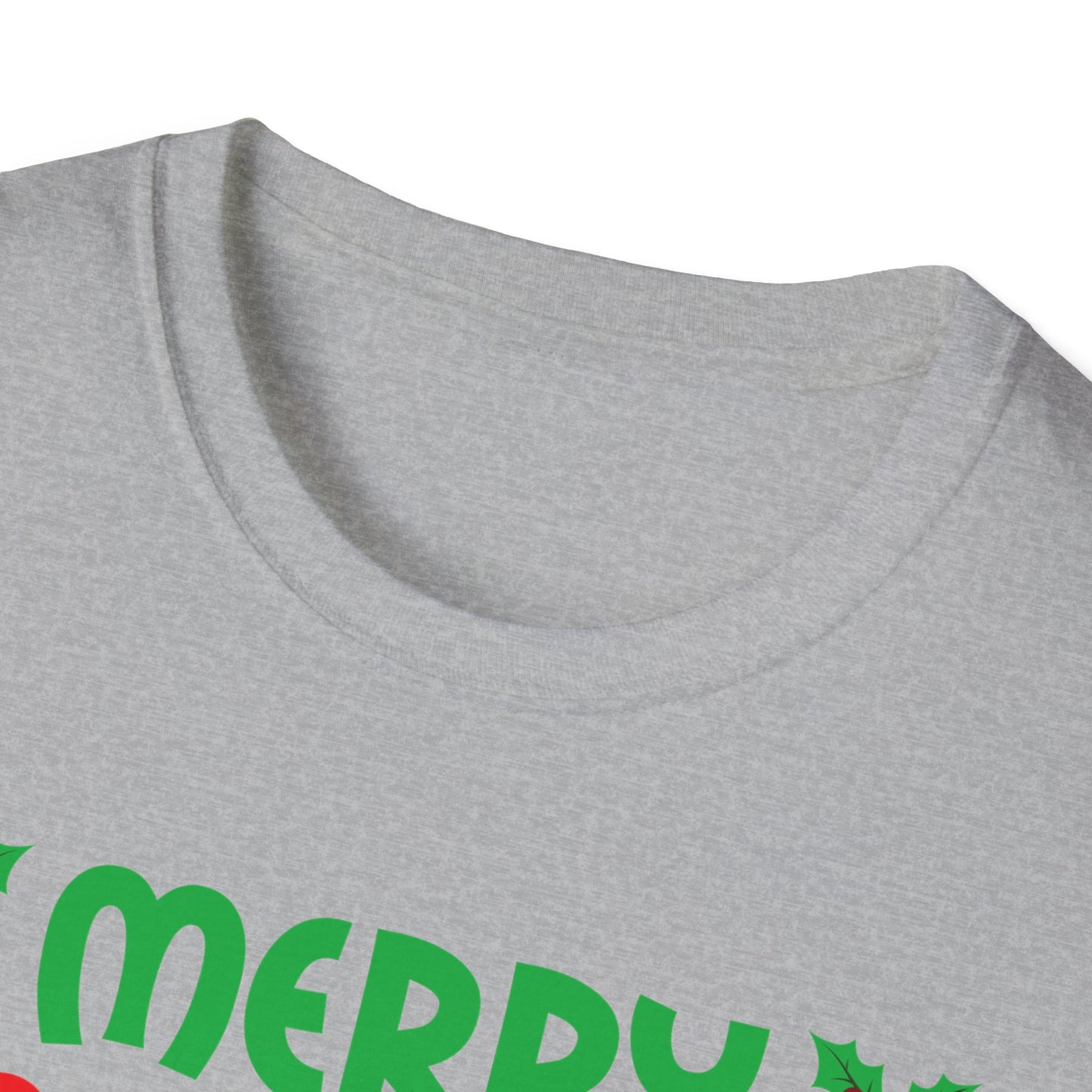 Funny Bass Fishing Merry Fishmas And Happy New Year Christmas Xmas T-Shirt