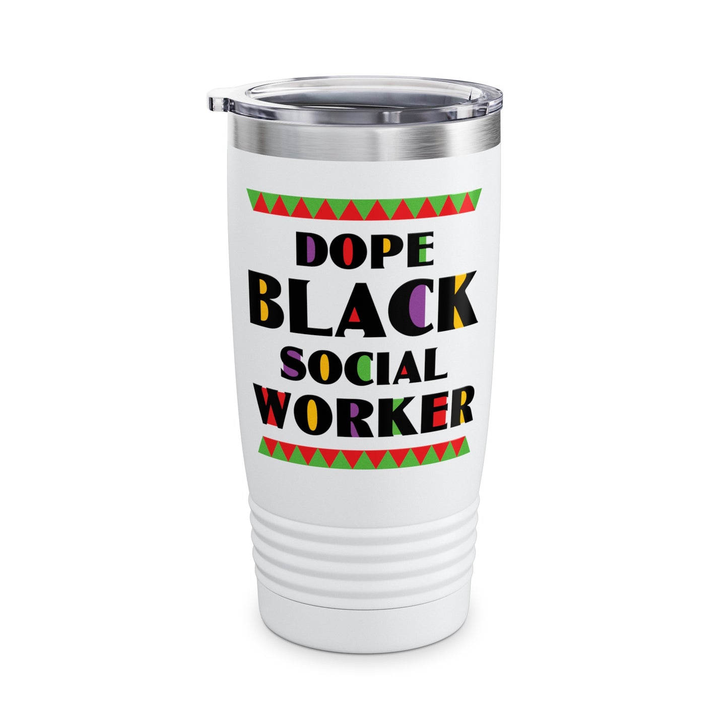 Dope Black Social Worker African American Job Proud Tumbler For Men Women Tumbler