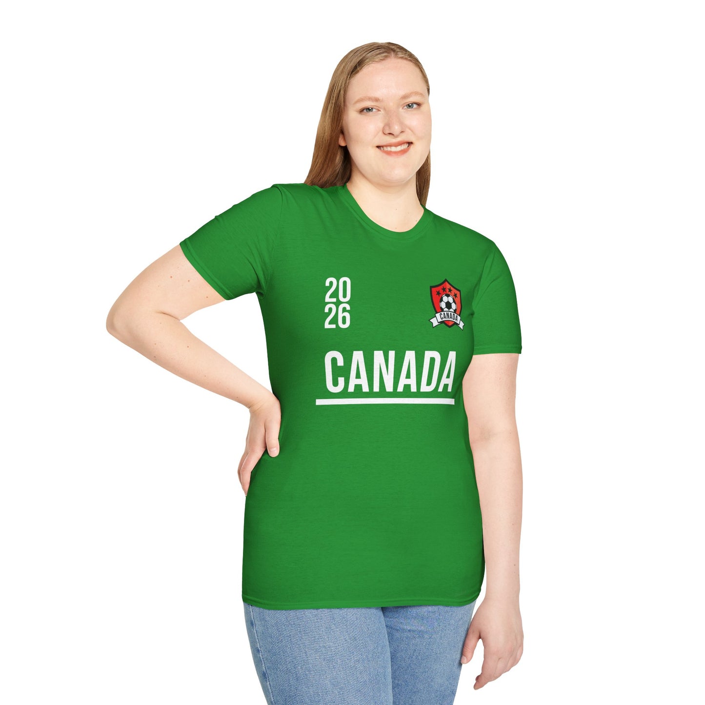 Canada Soccer Tee Flag Football Shirt Gift 2026 T-Shirt