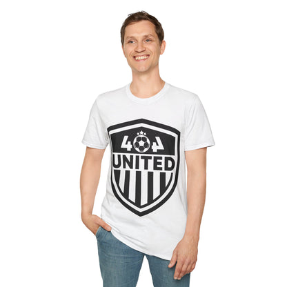 Funny 404 United Atlanta Soccer Badge Jersey T-Shirt For Soccer Lover Men Women T-Shirt