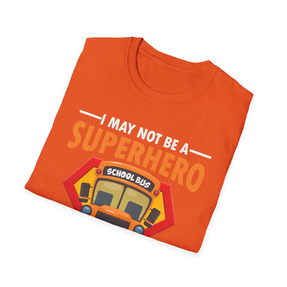 Superhero School Bus Driver Shirt Funny Bus Driver T-Shirt