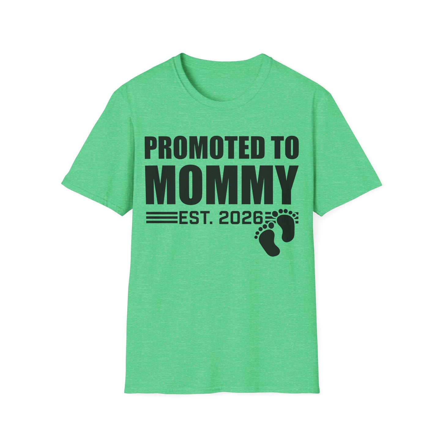 Promoted To Mommy 2026 Pregnancy Announcement Mothers Day Mom To Be T-shirt