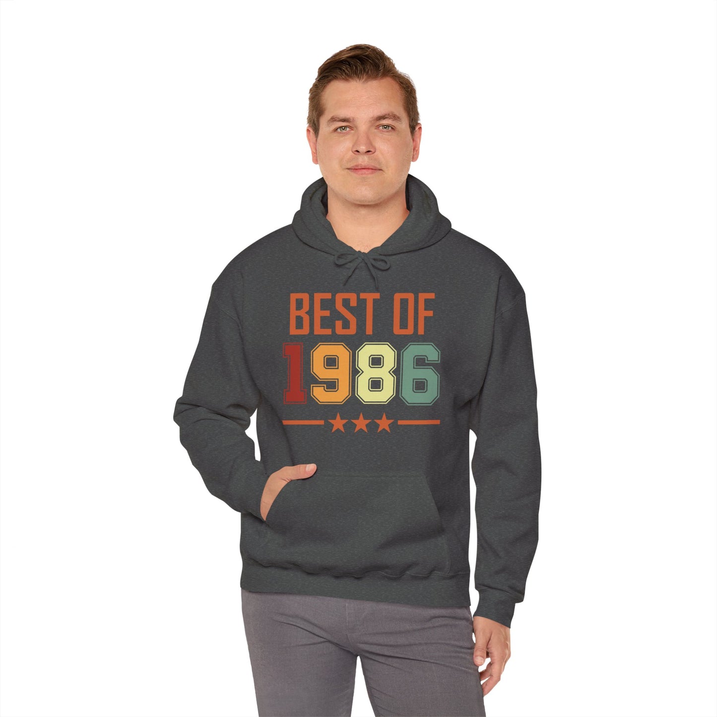 Funny Vintage Best of 1986 40 Year Old Gift 40th Birthday Hoodie For Men Women Hoodie