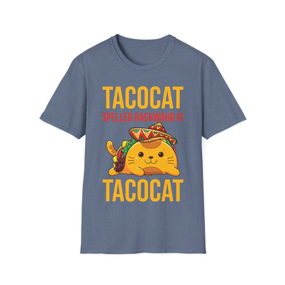 Funny Tacocat Spelled Backwards is Tacocat Cat Food Foodie T-Shirt