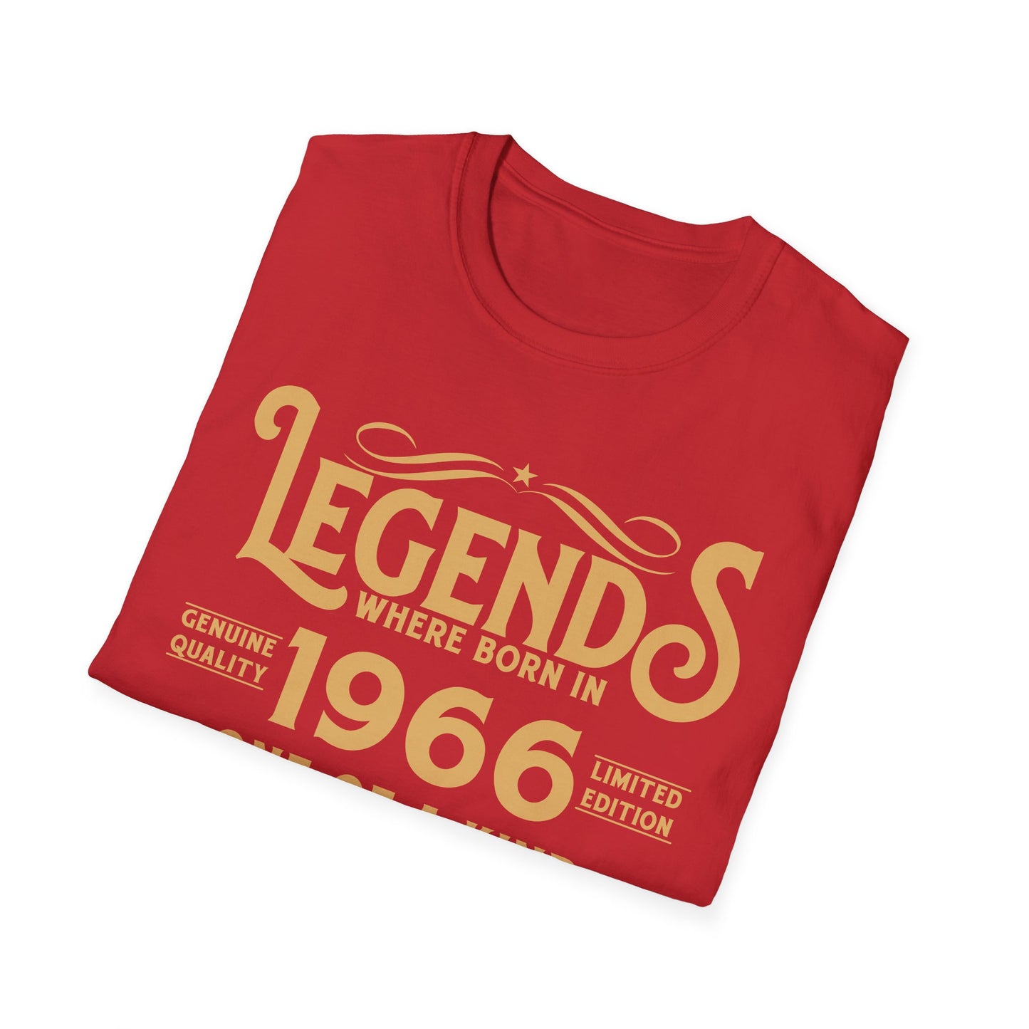 60th Birthday Tee 60 Years Old Vintage Legends Funny Born In 1966 T-Shirt For Men Women T-Shirt