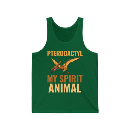 Funny Pterodactyl Is My Spirit Animal Dinosaur Gift Tank Top For Men Women