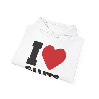 I Love Sluts Hoodie I Heart Sluts Baby Tee Hoodie For Men Women Hoodie