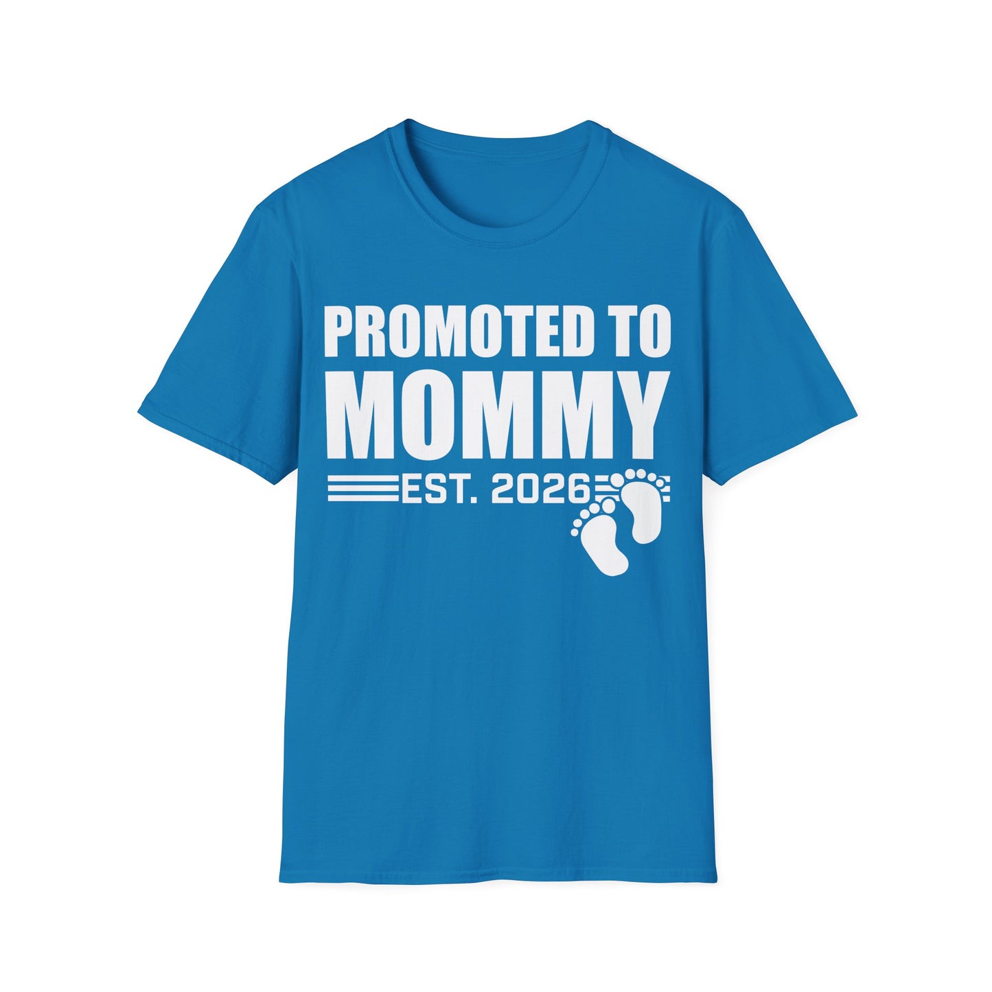 Promoted To Mommy 2026 Pregnancy Announcement Mothers Day Mom To Be T-shirt