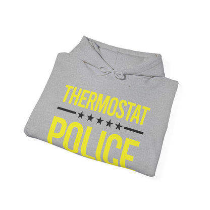 Mens Thermostat Police For A Police Fathers Day Dad Papa Hoodie