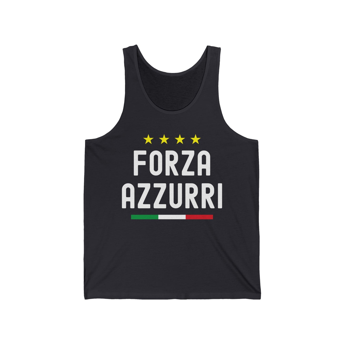 Italy Football Forza Azzurri Italia Soccer Jersey Tank Top for Men Women