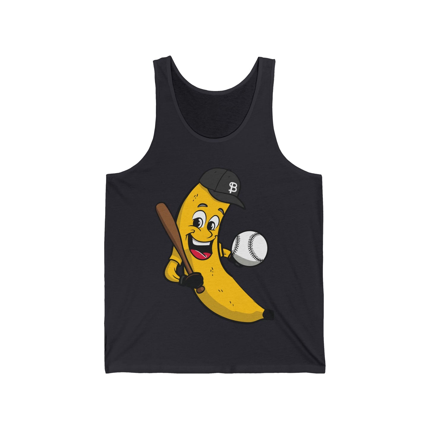 Funny Banana Playing Baseball Fruit Lover Baseball Player Tank Top For Men Women Tank Top