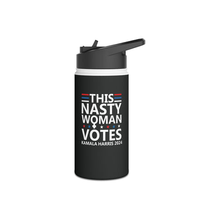 This Nasty Woman Votes Biden Harris 2024 Feminist Election Water Bottle