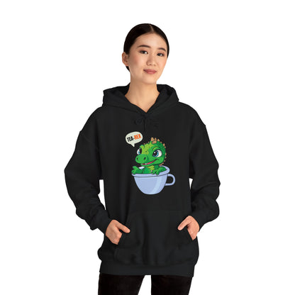 Tea-Rex In A Cup Cute T-Rex Dinosaur Kawaii Coffee Tea Funny Dino Pun Hoodie For Men Women Hoodie