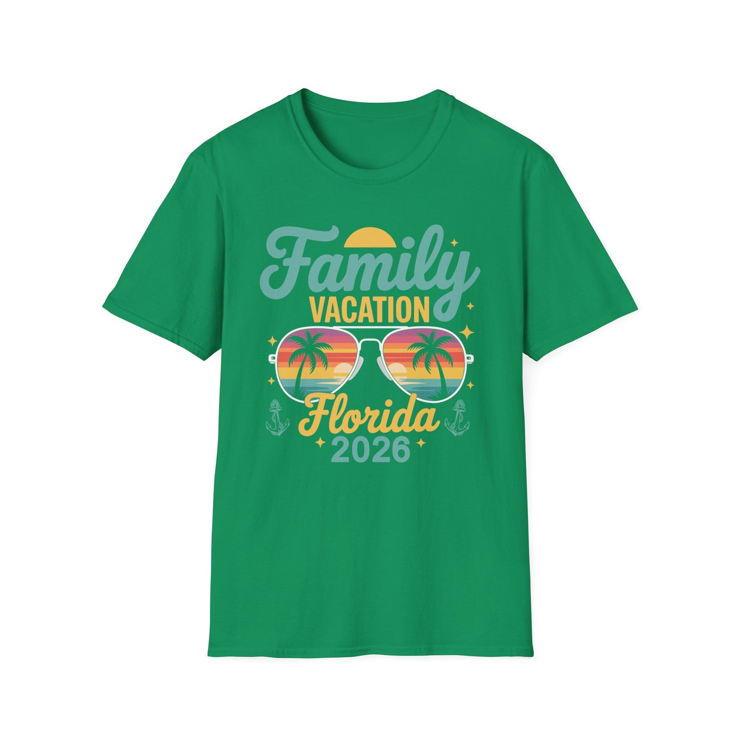 Funny Family Vacation Florida 2026 Florida Group Summer Trip T-Shirt For Men Women
