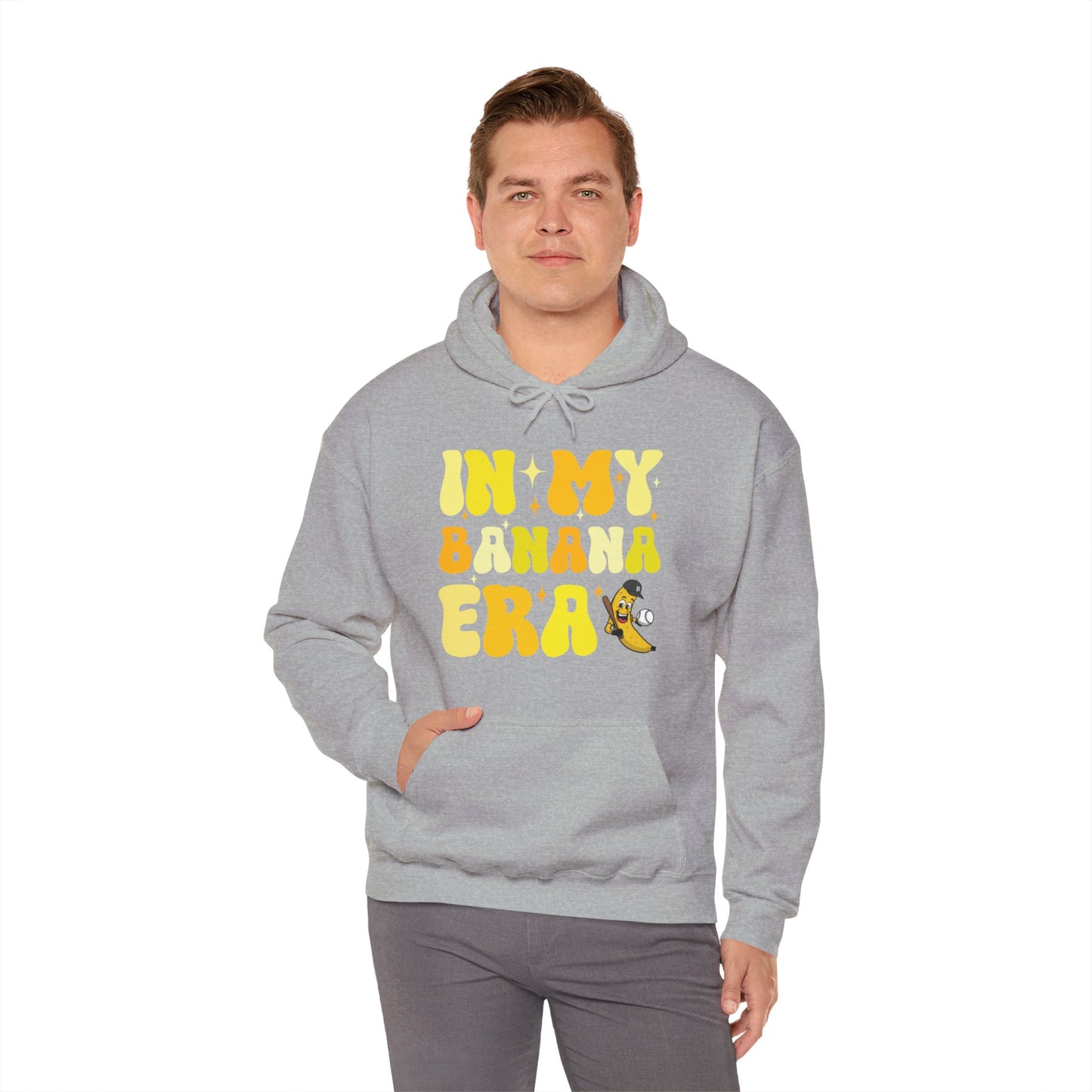 Funny In My Bananas Era Fruit Lover Baseball Player Hoodie For Men Women Hoodie
