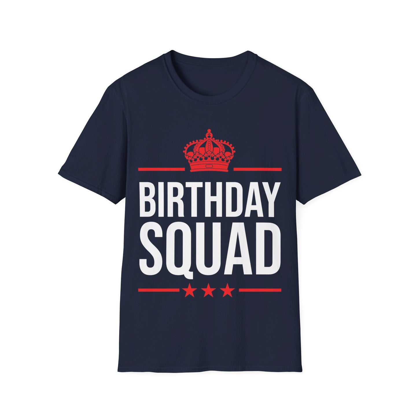 Funny Birthday Squad For Birthday Celebration T-Shirt For Men Women Kids