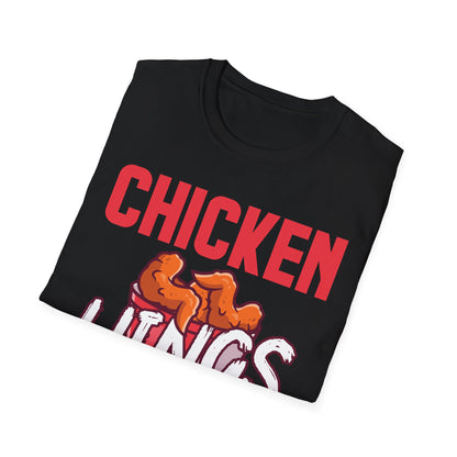 Funny Chicken Wings Matter Funny Chicken Wings Food Lover Foodie T-Shirt