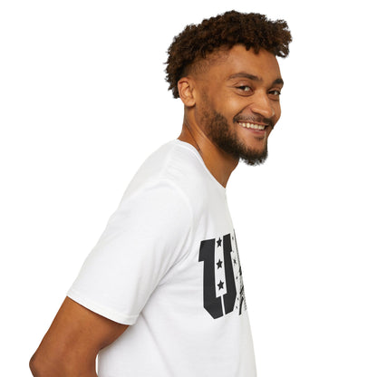 USA Eiffel Tower 2024 Summer Sports Patriotic Supporter T-Shirt For Men Women T-Shirt