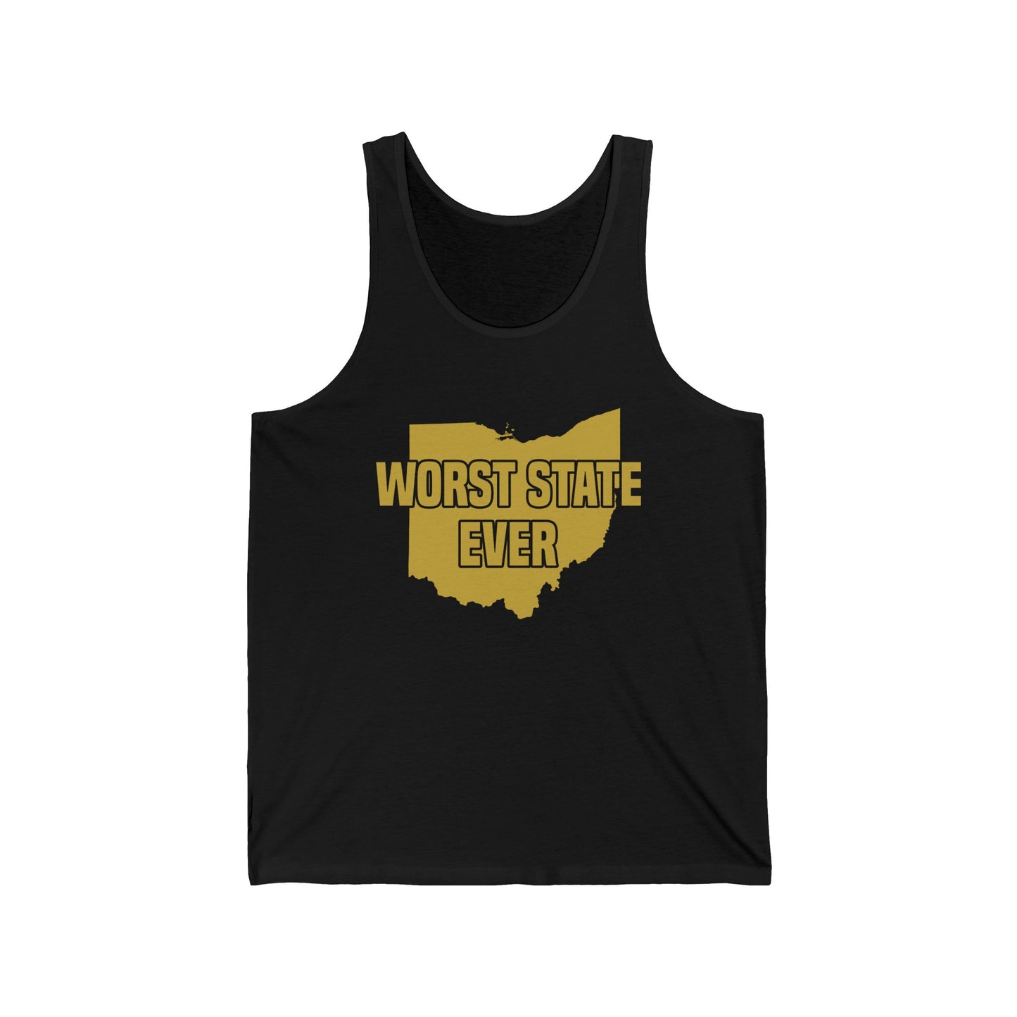 Worst State Ever Ohio Sucks Michigan Sports Fan Tank Tops For Men Women