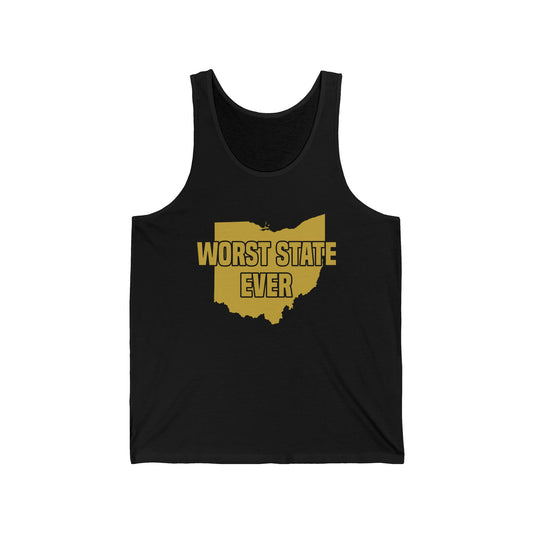 Worst State Ever Ohio Sucks Michigan Sports Fan Tank Tops For Men Women
