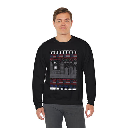 I Love Georgia Christmas Santa, Reindeer Funny Ugly Christmas Jumper Sweatshirt