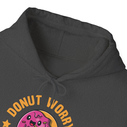 Funny Donut Worry Be Happy Foodie Donut Lovers Hoodie For Men Women Hoodie