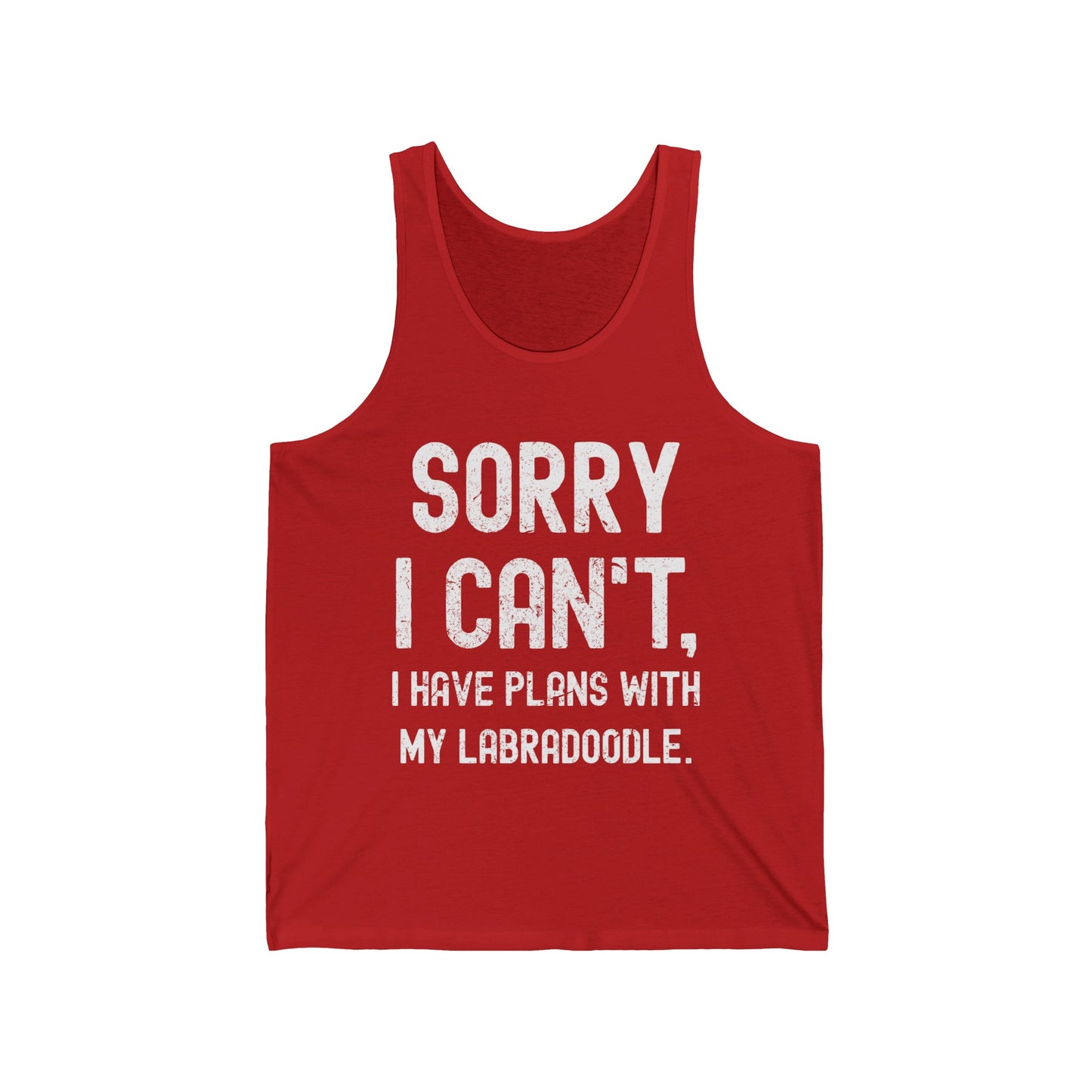 Funny Sorry I Cant I Have Plans With My Labradoodle Dog Doodle Lover Tank Tops For Men Women