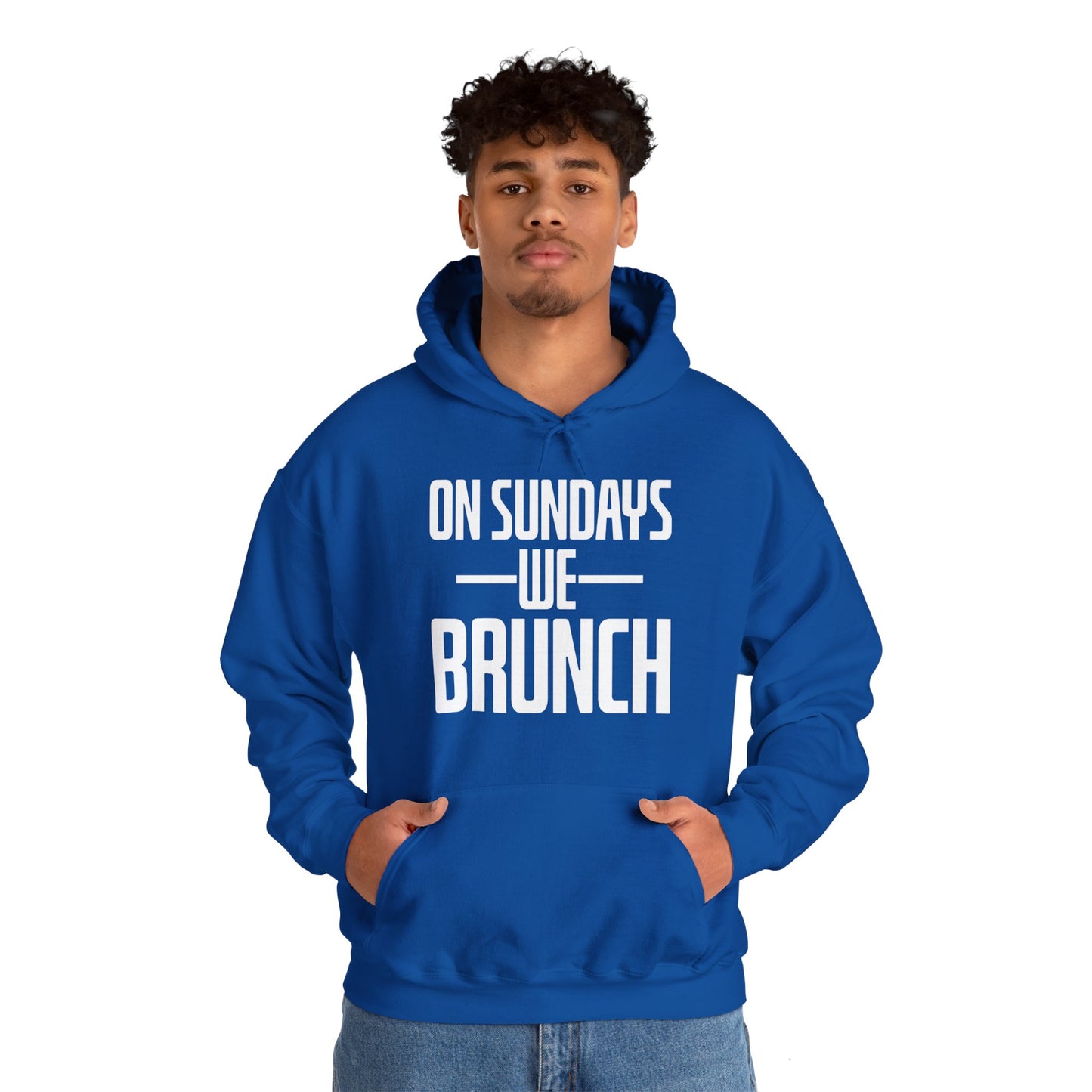 On Sundays We Brunch Friend Gift Sunday Weekend Hoodie  Men Women