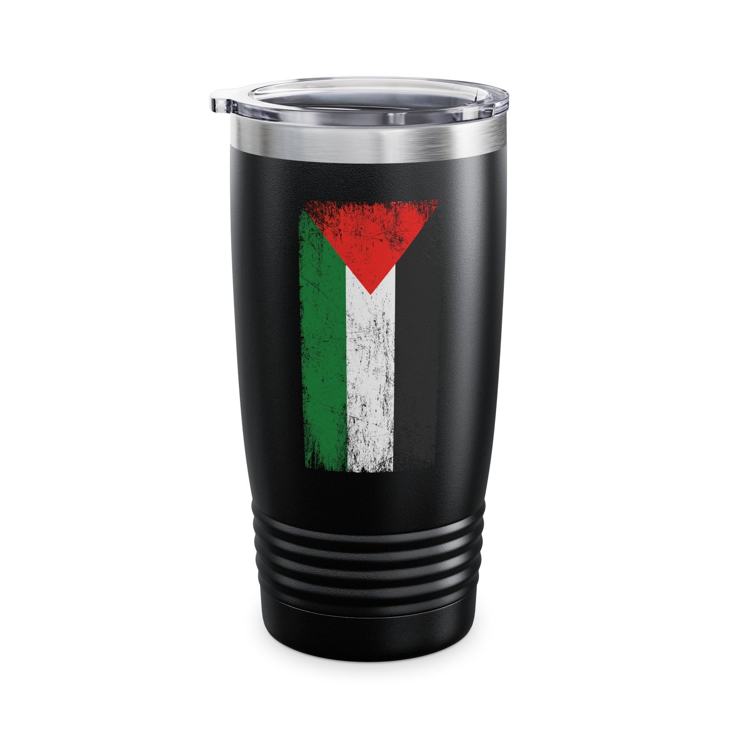 Distressed  Palestine Flag I love Palestine Gaza Vintage Tumbler For Men Tumbler