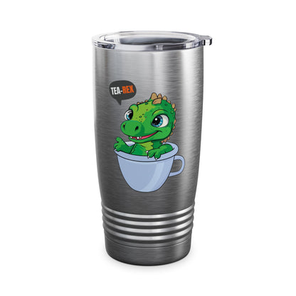Tea-Rex In A Cup Cute T-Rex Dinosaur Kawaii Coffee Tea Funny Dino Pun Tumbler For Men Women Tumbler