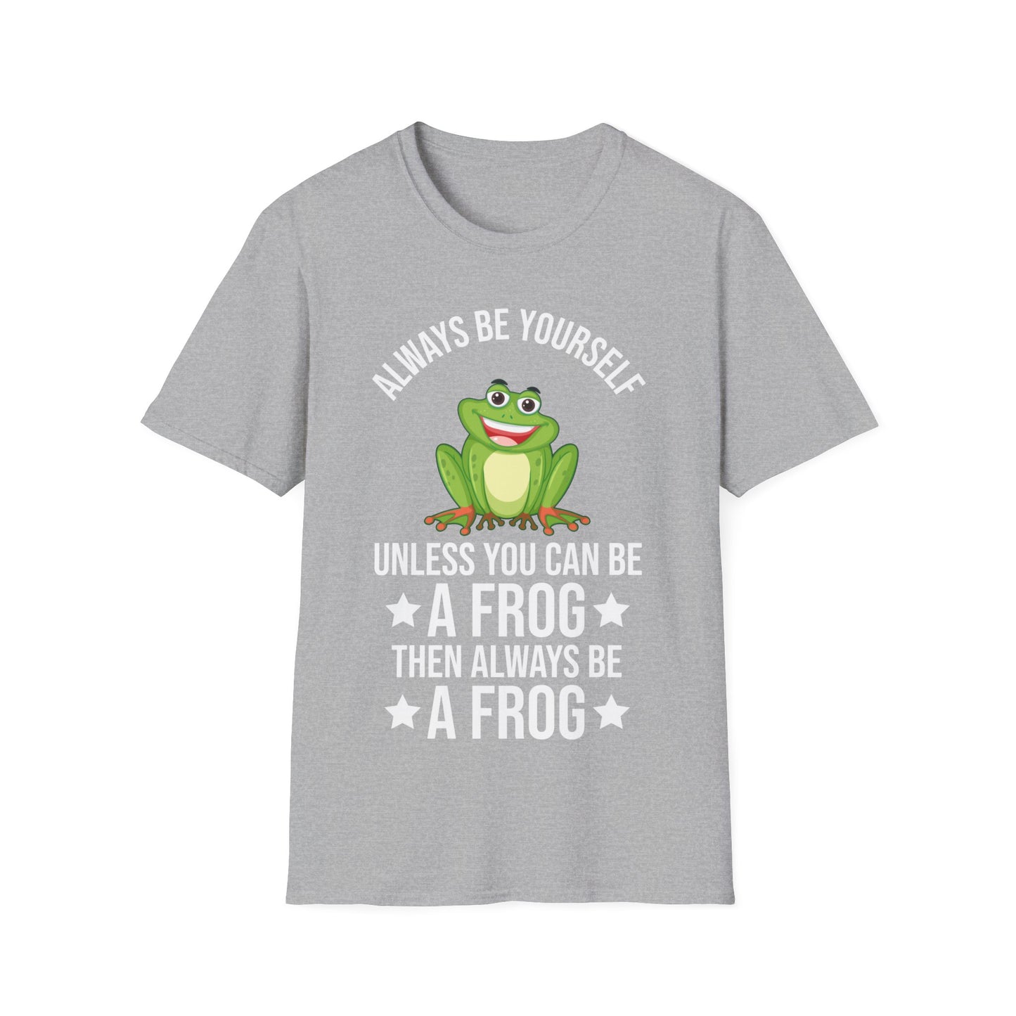 Frog Always Be Yourself Retro Vintage Men Women Amphibian T-Shirt