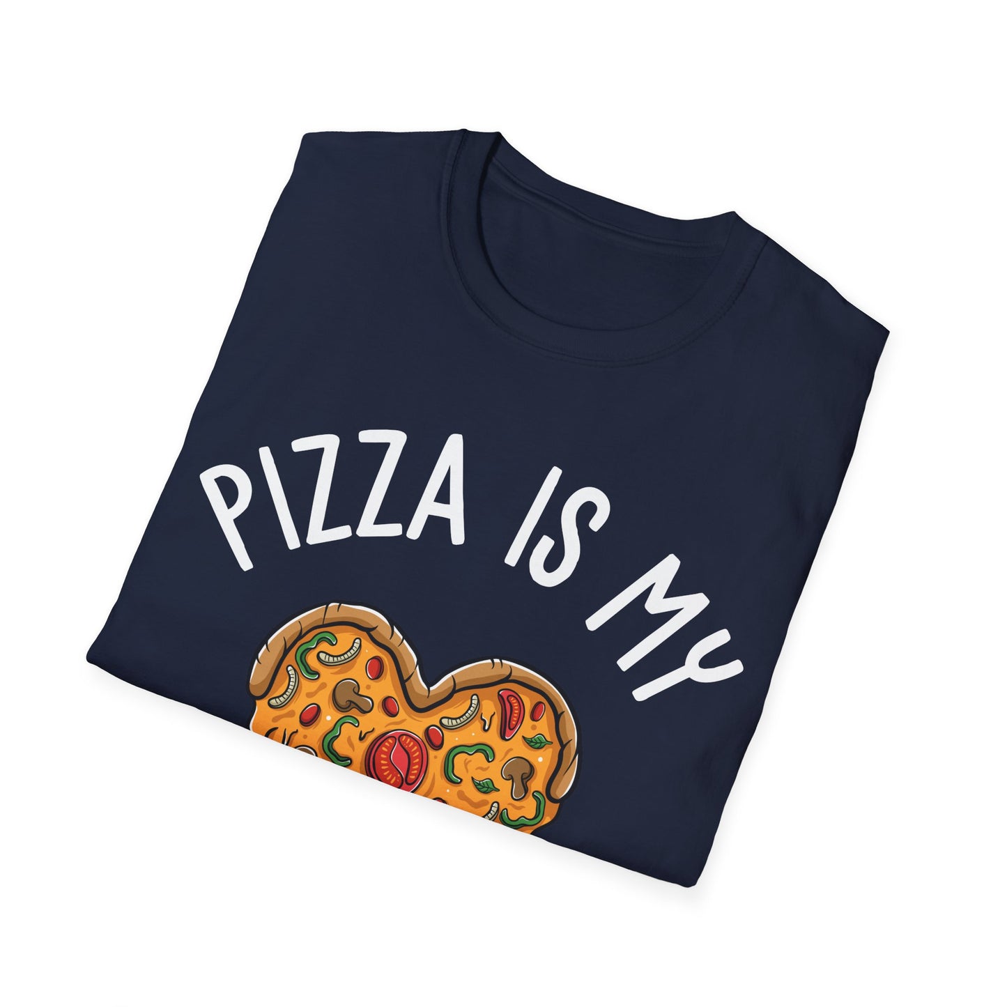 Funny Pizza Is My Valentine Love Heart Valentines Day Girl Boy Foodie Food T-Shirt