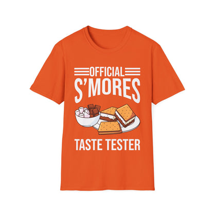 Funny Official Smores Taste Tester Smore Lover Food Foodie T Shirt Men Women