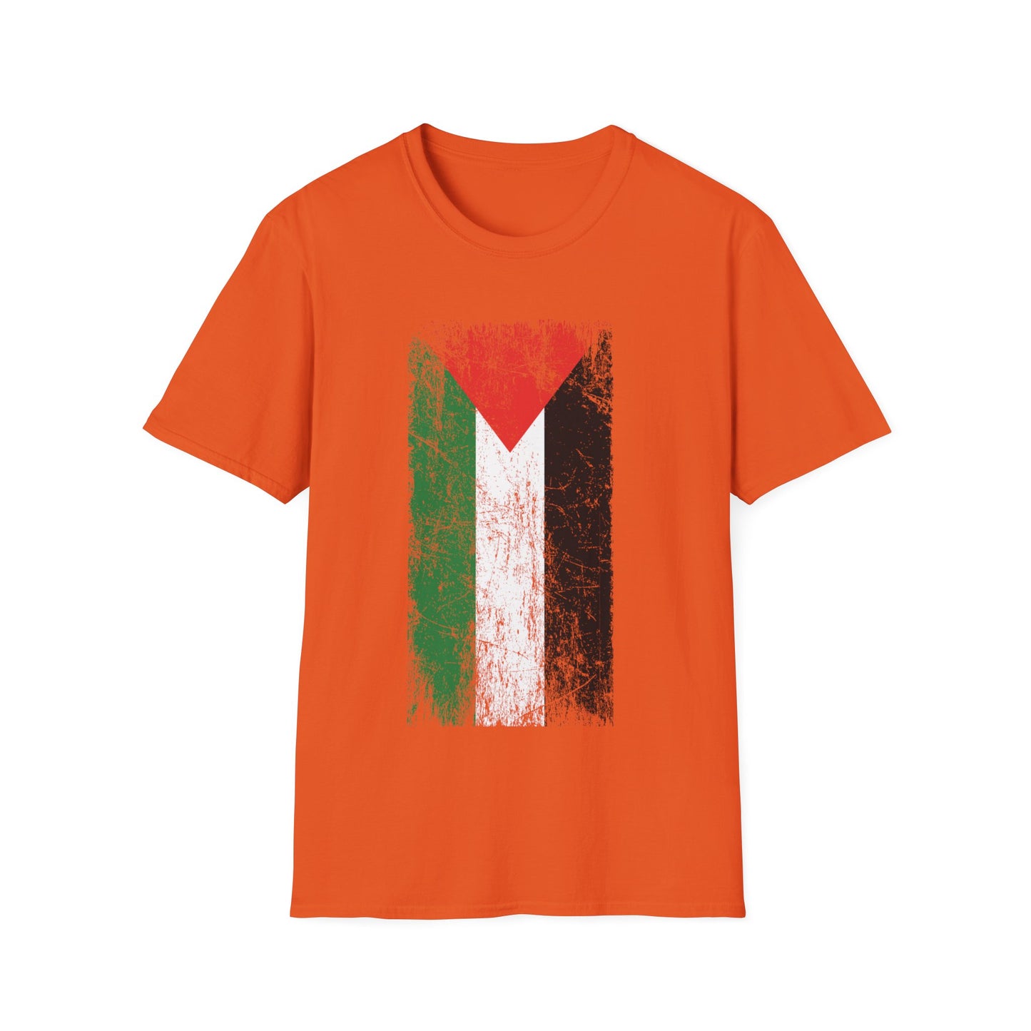 Distressed  Palestine Flag I love Palestine Gaza Vintage T-Shirt For Men T-Shirt