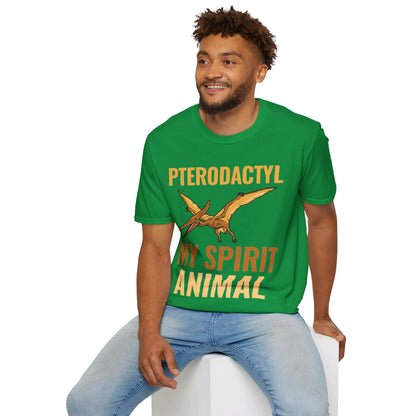 Funny Pterodactyl Is My Spirit Animal Dinosaur Gift T-Shirt For Men Women