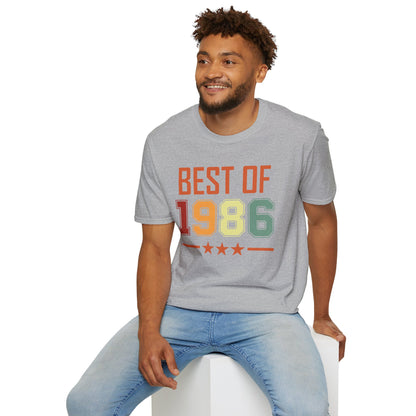 Funny Vintage Best of 1986 40 Year Old Gift 40th Birthday T-Shirt For Men Women T-Shirt