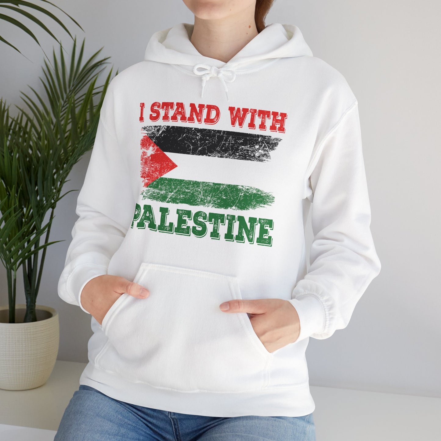 I Stand With Palestine Free Palestine Flag Gaza Palestinian Flag Hoodie For Men Women Hoodie