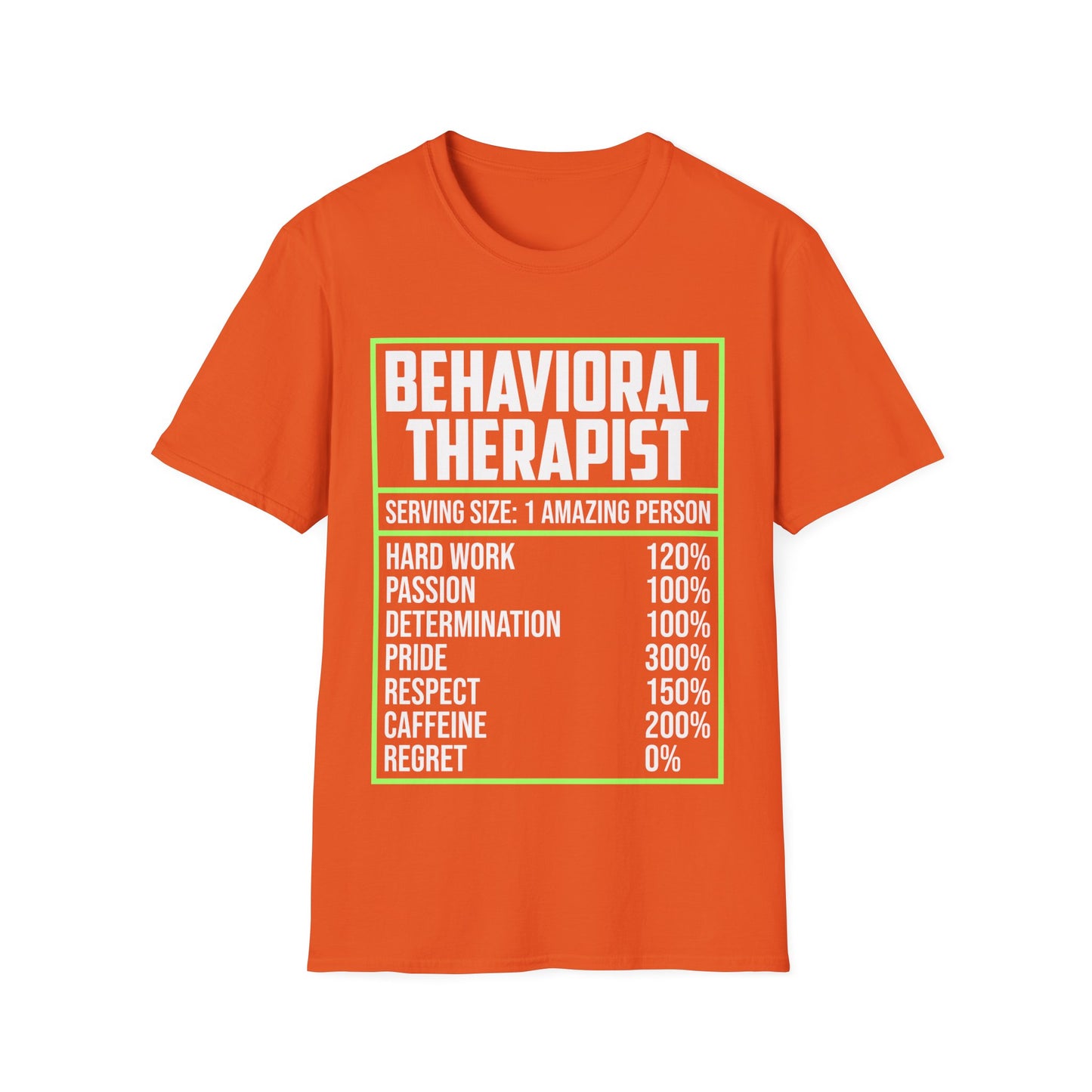 Behavioral Therapist Facts Analyst Behavior Tech SPED Teacher Autism T-Shirt