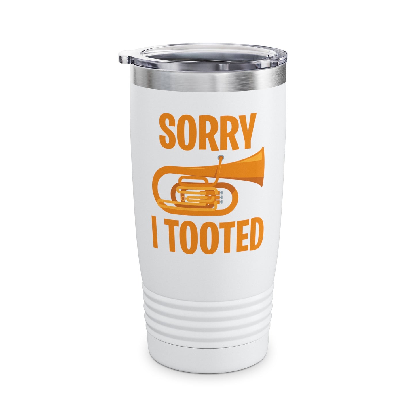 Funny Sorry I Tooted Baritone Euphonium Player Brass Band Tumbler