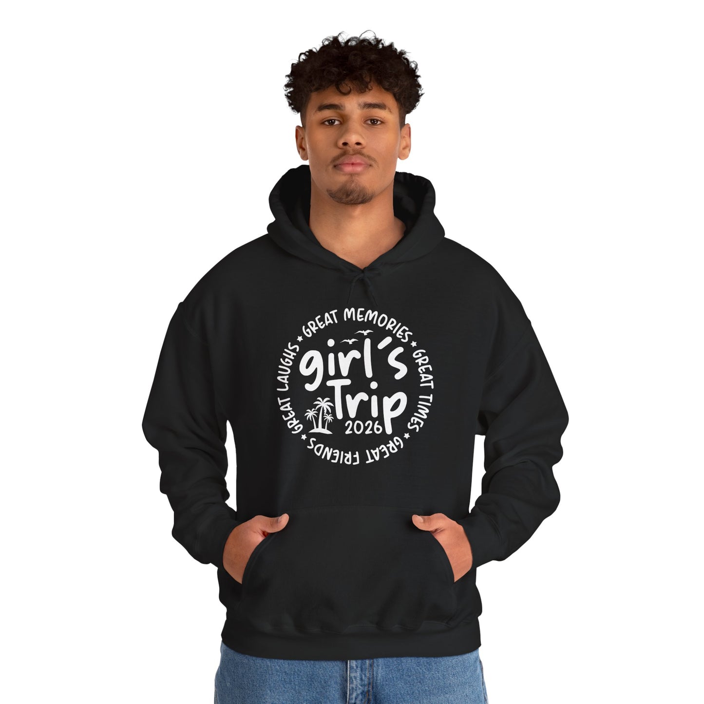 Girl's Trip 2026 Memories Friends Trip Matching Vacation Hoodie For Men Women Hoodie